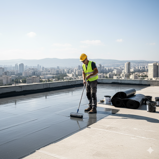 איטום גגות בצפון לפני החורף: המדריך לתושבי חיפה והקריות למניעת רטיבות קשה